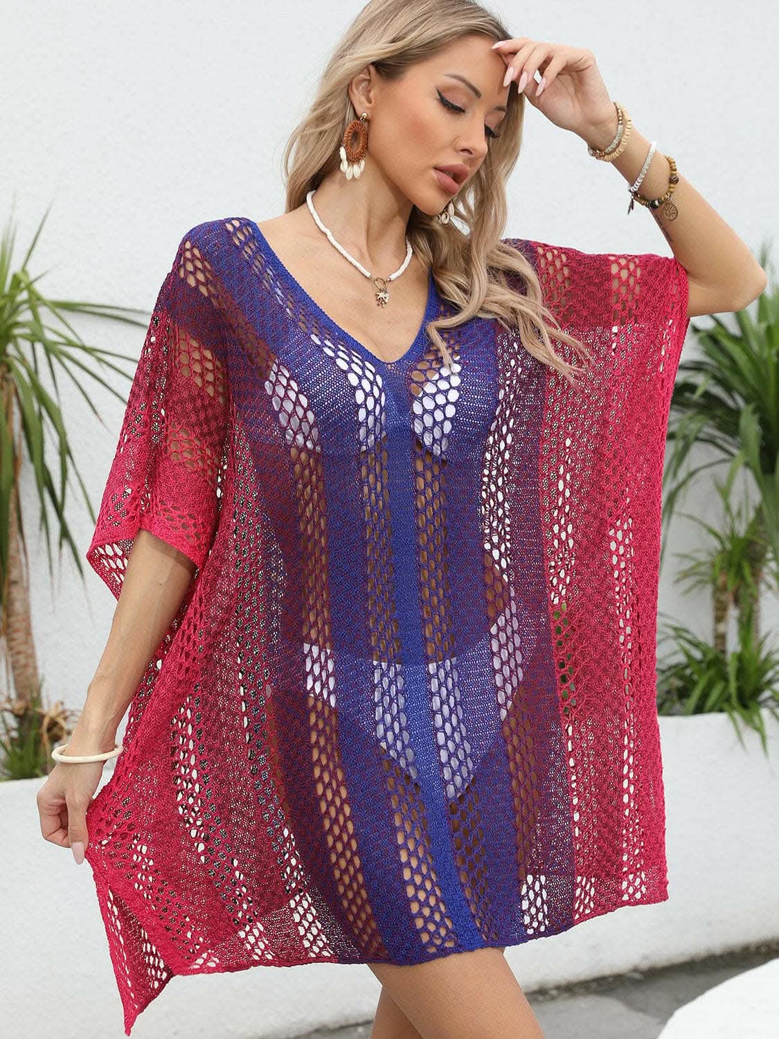 Elegant Openwork Beach Cover-Up - Love Salve